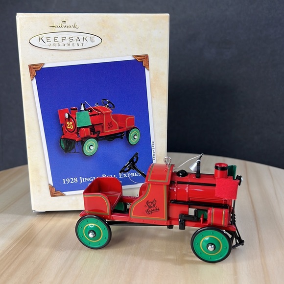 2002 Hallmark 1928 Jingle Bell Express Kiddie Car Classics Series #9 - Picture 2 of 8